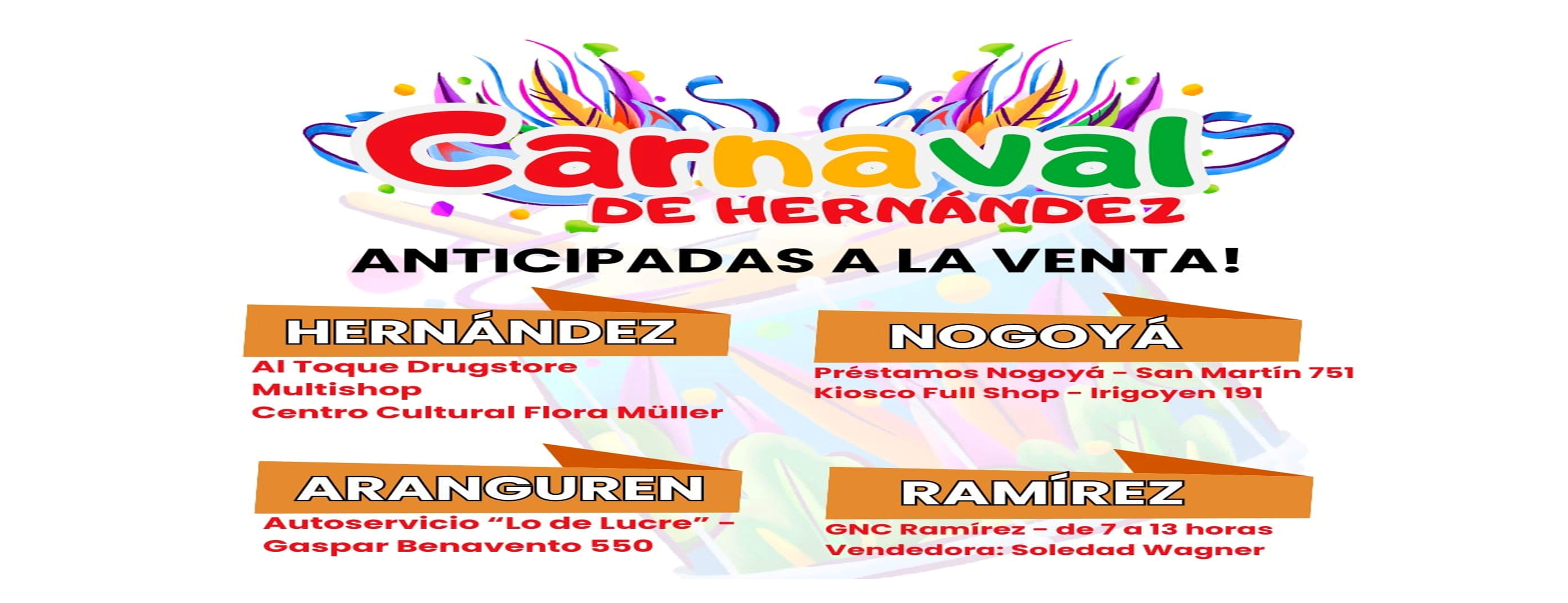 Imagen de EL JUEVES SALEN A LA VENTA LAS ANTICIPADAS DEL CARNAVAL