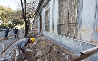 El Gobierno de Entre Ríos realiza obras de restauración en la Biblioteca Provincial de Entre Ríos