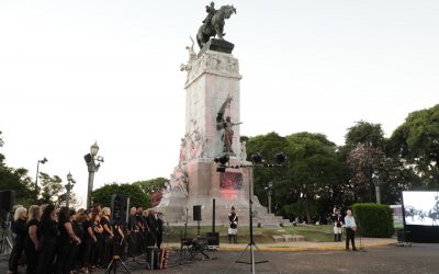 Se recordó la presidencia de Urquiza y se inició un ciclo de recorridos históricos al pie de su monumento