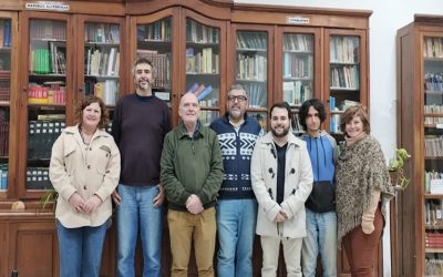 Visita y presentación  en la Biblioteca Popular Luz Obrera de Basavilbaso