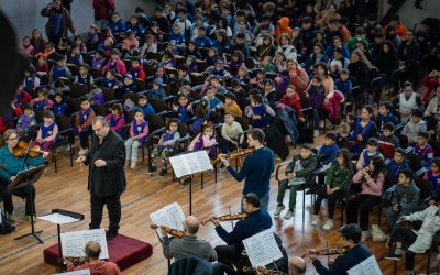 A toda orquesta: unos 600 estudiantes participaron del segundo encuentro de los conciertos didácticos
