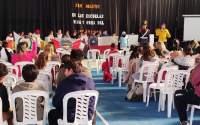 El ciclo San Martín en las escuelas se presentó en Sauce de Luna