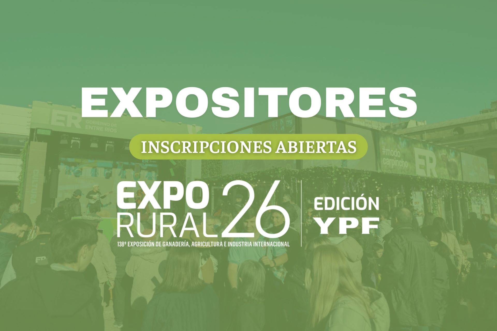 Expo Rural 2026: abren las inscripciones para expositores entrerrianos