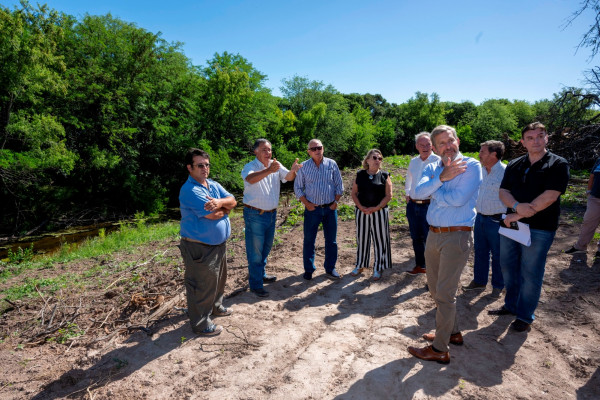 El gobernador recorrió las obras que se llevan adelante en Gualeguay