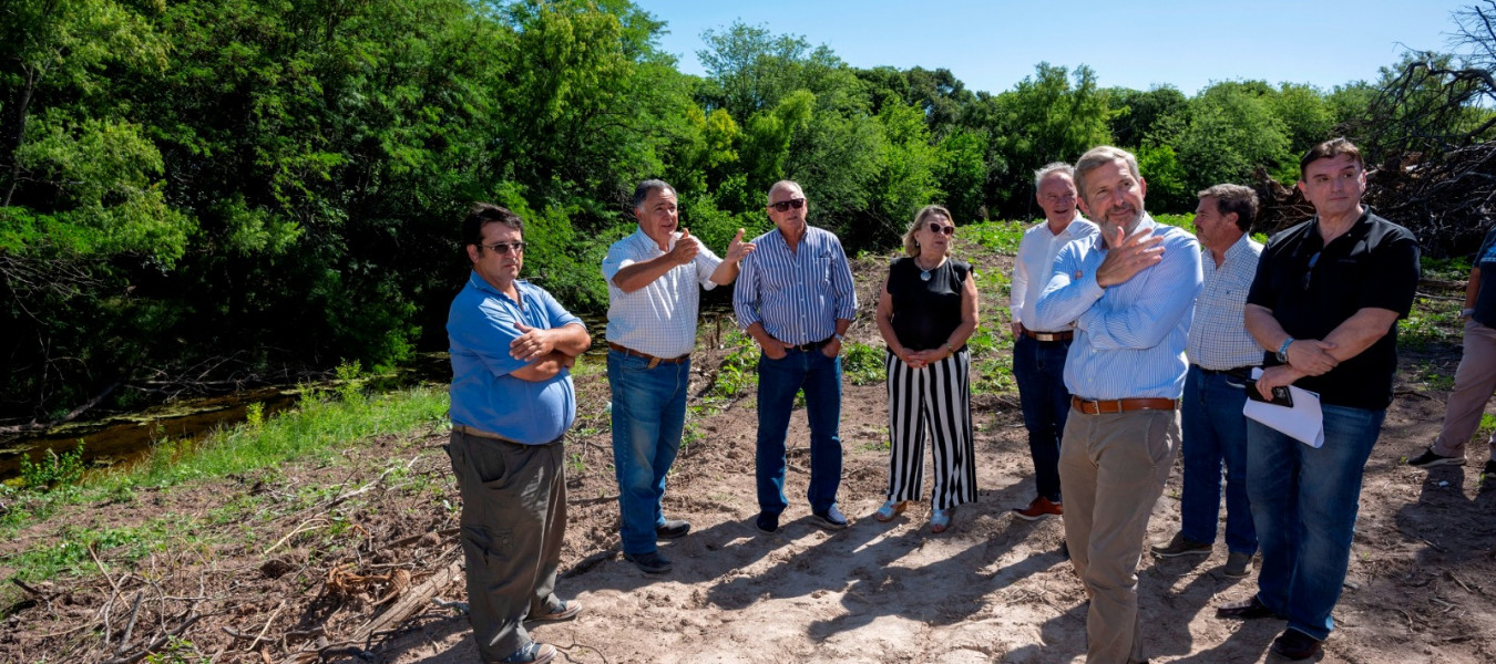 El gobernador recorrió las obras que se llevan adelante en Gualeguay