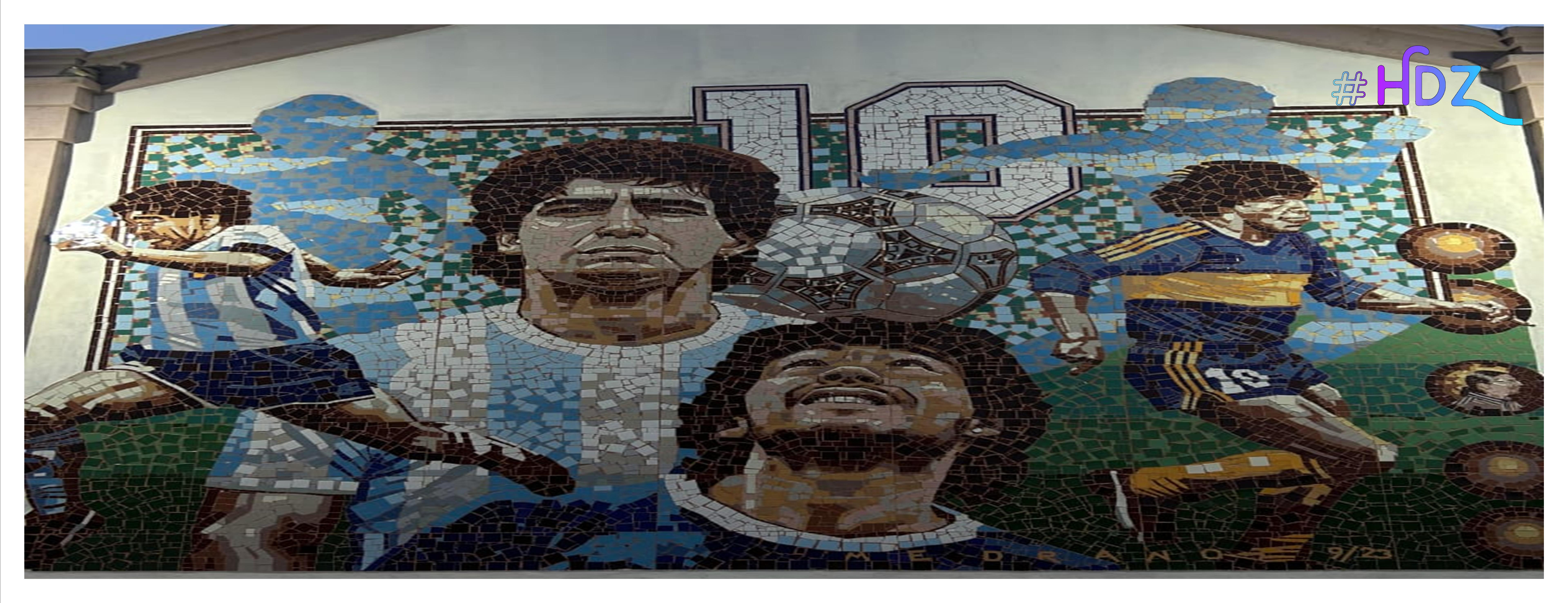 Imagen de En Hernndez se Inaugurar el Mural en Mosaquismo Mas Grande del Continente en Honor a Maradona